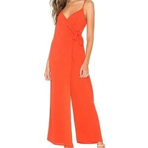 Show Me Your Mumu Daria Sleeveless Tie Waist Wide Leg Jumpsuit Women size M